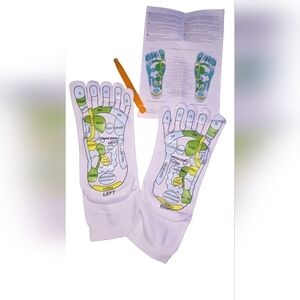 Reflexology Massage Socks with Chart